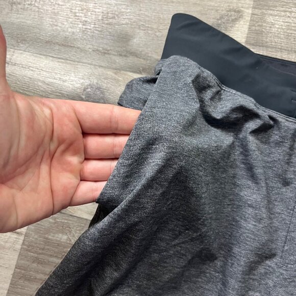 Lululemon Athletic T.H.E. Short Linerless 9” Heathered Greyt Coal Men’s Size S - Picture 5 of 9